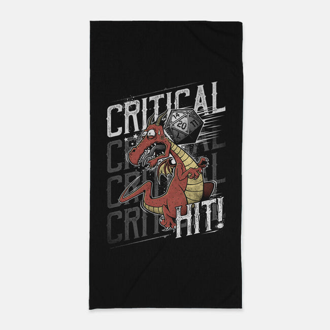 Super Critical Hit!-none beach towel-StudioM6