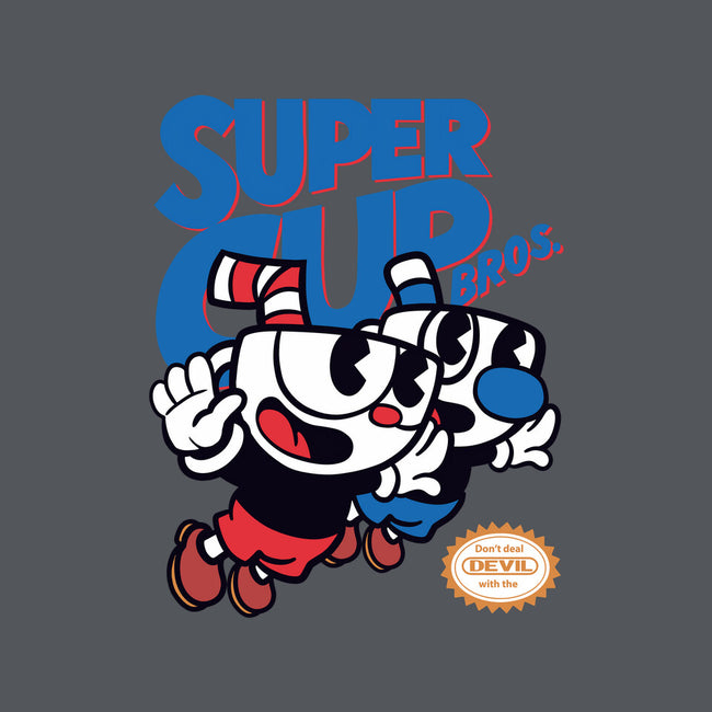 Super Cup Bros.-none removable cover w insert throw pillow-IntergalacticSheep