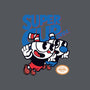 Super Cup Bros.-womens fitted tee-IntergalacticSheep