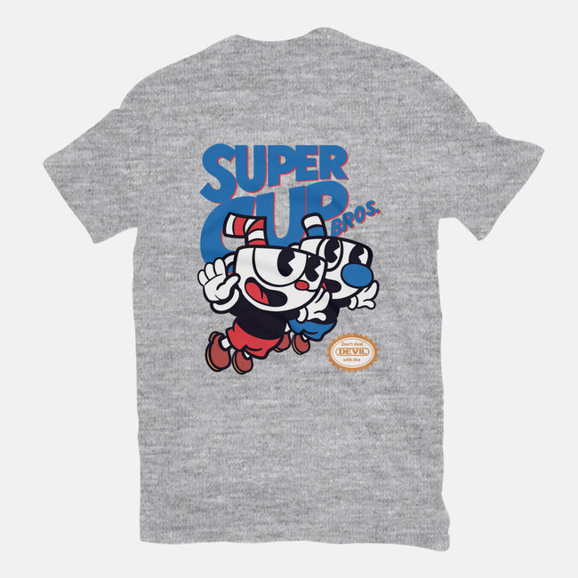 Super Cup Bros.-womens fitted tee-IntergalacticSheep