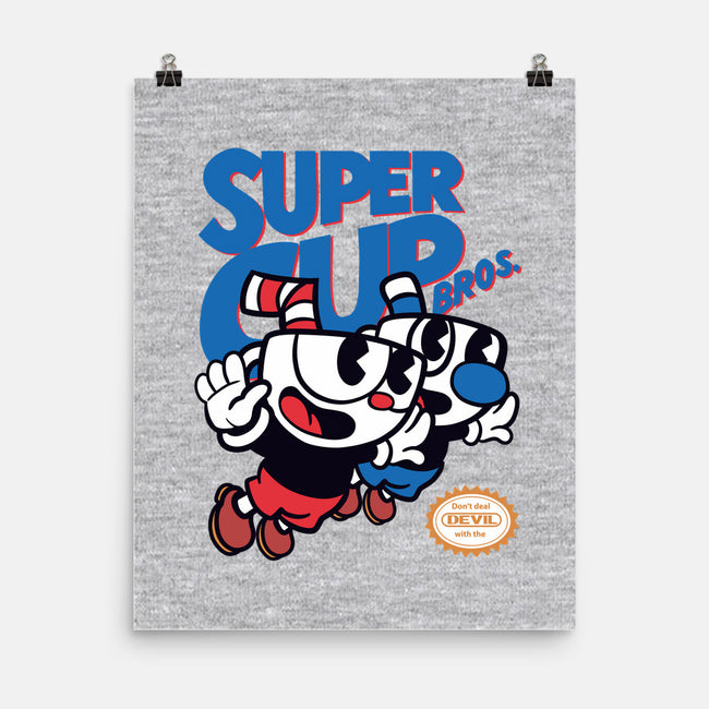 Super Cup Bros.-none matte poster-IntergalacticSheep