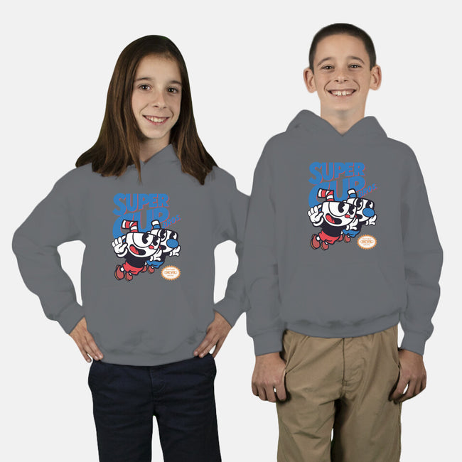 Super Cup Bros.-youth pullover sweatshirt-IntergalacticSheep