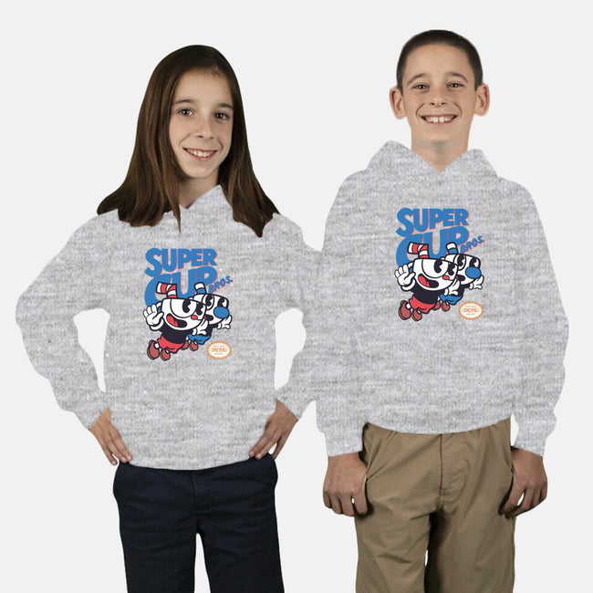 Super Cup Bros.-youth pullover sweatshirt-IntergalacticSheep