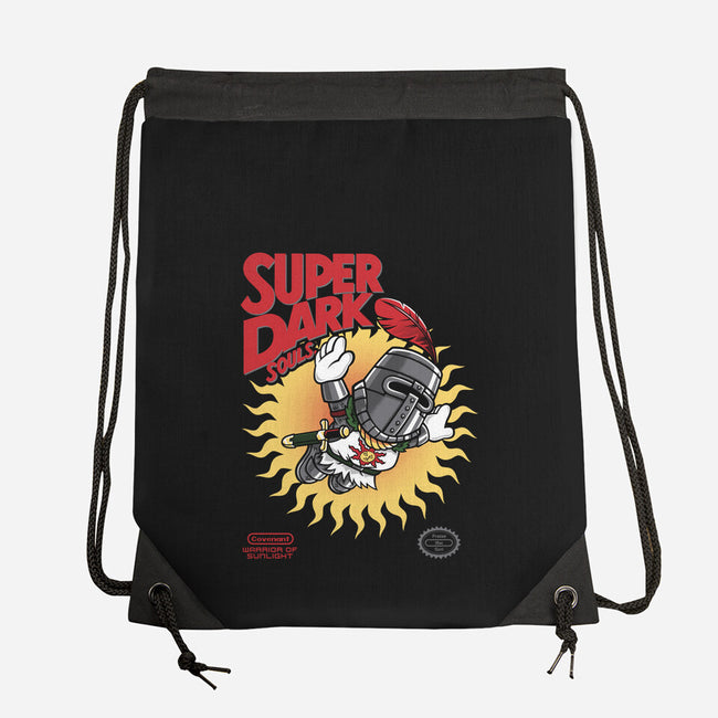 Super Dark Souls-none drawstring bag-Nemons