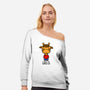 Super Emo Geoffrey-womens off shoulder sweatshirt-SuperEmoFriends