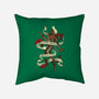 Super Green-none removable cover w insert throw pillow-aflagg