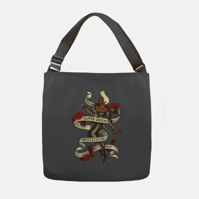 Super Green-none adjustable tote-aflagg