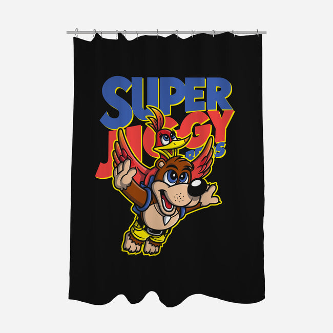 Super Jiggy Bros-none polyester shower curtain-Punksthetic