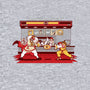 Super Meat Fighter-womens racerback tank-Bamboota