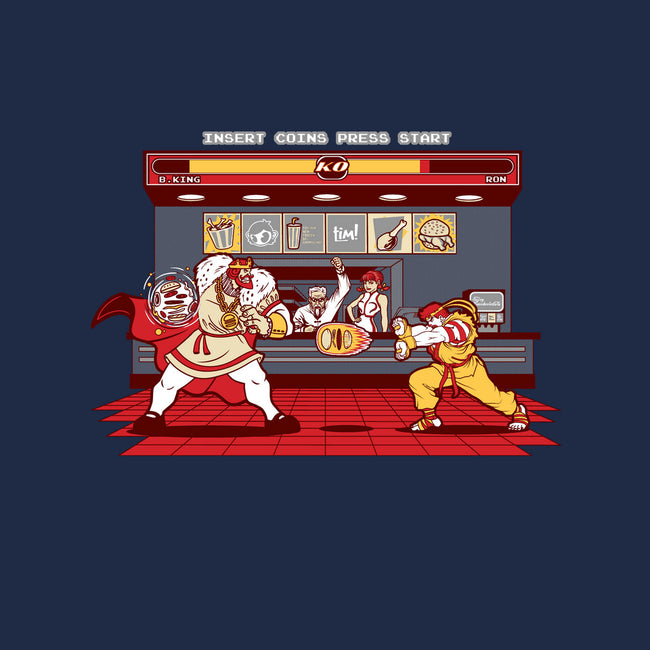 Super Meat Fighter-none polyester shower curtain-Bamboota