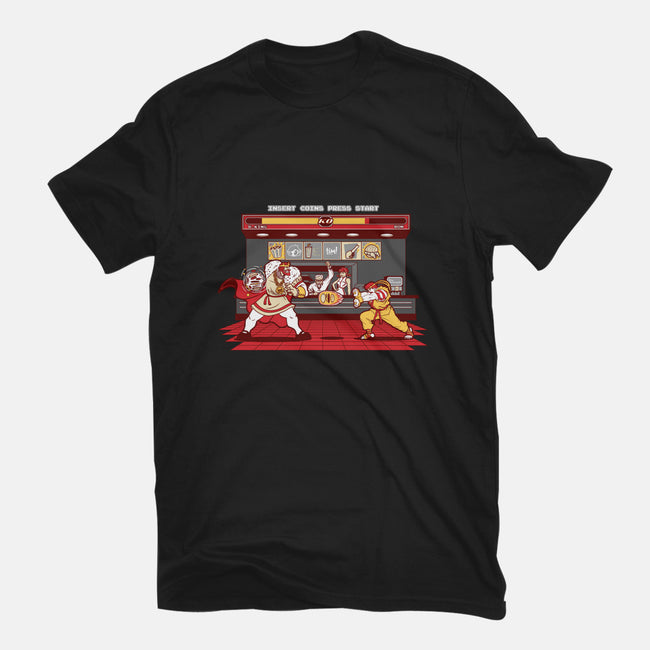 Super Meat Fighter-mens heavyweight tee-Bamboota