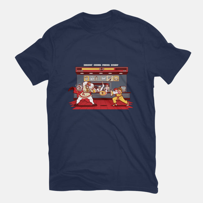 Super Meat Fighter-mens heavyweight tee-Bamboota
