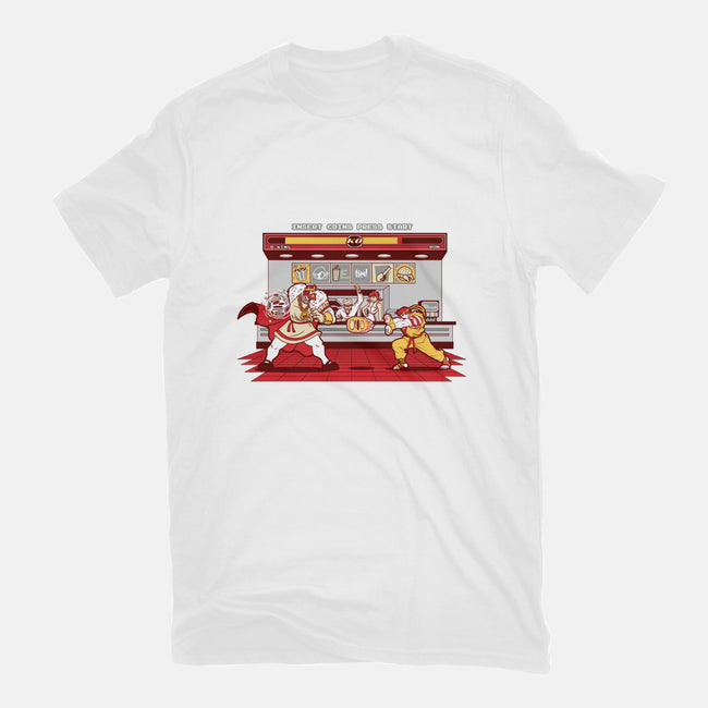 Super Meat Fighter-mens heavyweight tee-Bamboota
