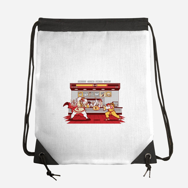 Super Meat Fighter-none drawstring bag-Bamboota