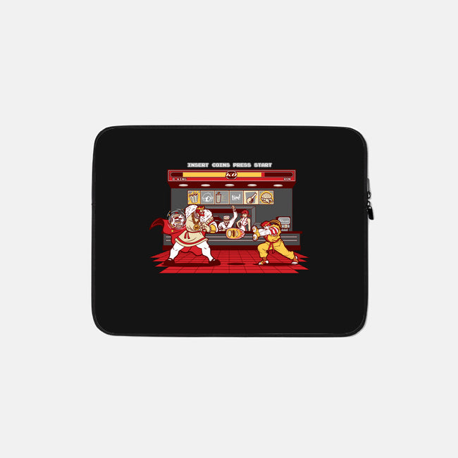 Super Meat Fighter-none zippered laptop sleeve-Bamboota