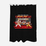 Super Meat Fighter-none polyester shower curtain-Bamboota