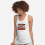 Super Meat Fighter-womens racerback tank-Bamboota