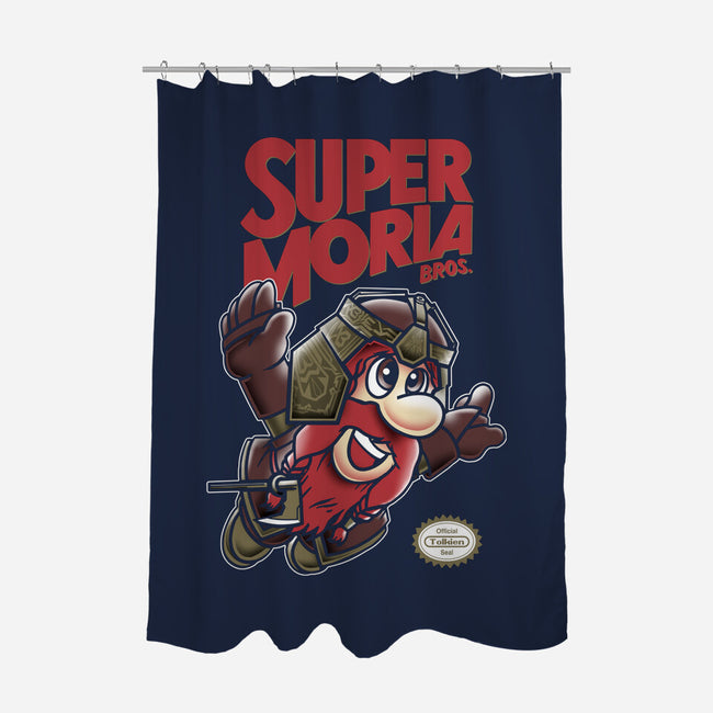 Super Moria Bros-none polyester shower curtain-ddjvigo
