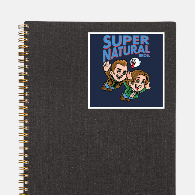 Super Natural Bros-none glossy sticker-harebrained