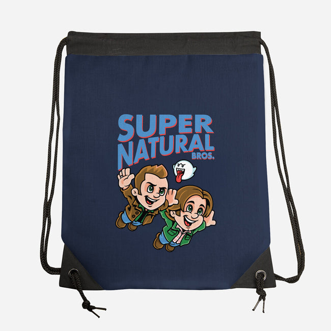 Super Natural Bros-none drawstring bag-harebrained