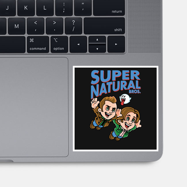 Super Natural Bros-none glossy sticker-harebrained