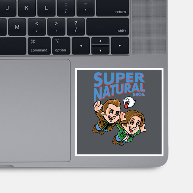 Super Natural Bros-none glossy sticker-harebrained