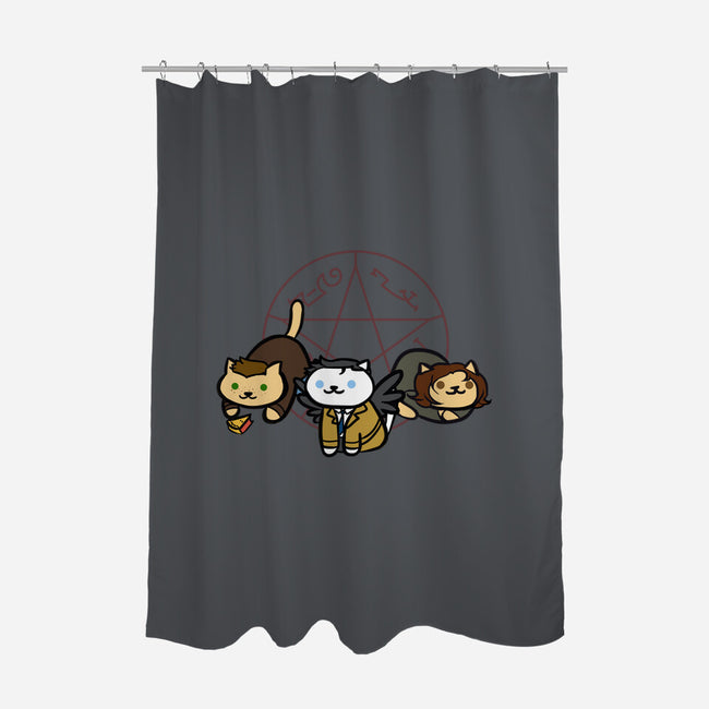 Supercatural-none polyester shower curtain-kalgado