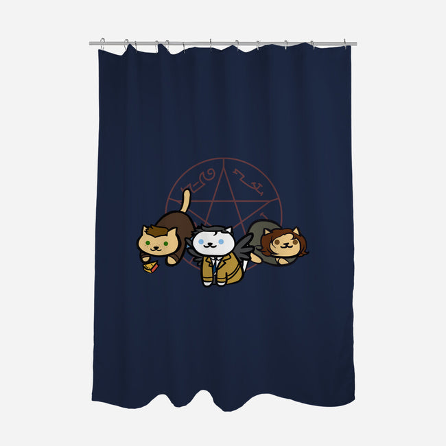 Supercatural-none polyester shower curtain-kalgado