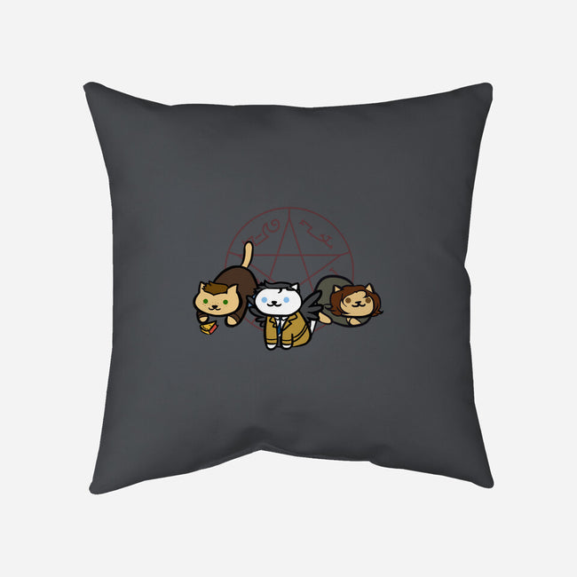 Supercatural-none removable cover w insert throw pillow-kalgado