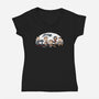 SuperNutural-womens v-neck tee-Matt Parsons