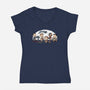 SuperNutural-womens v-neck tee-Matt Parsons