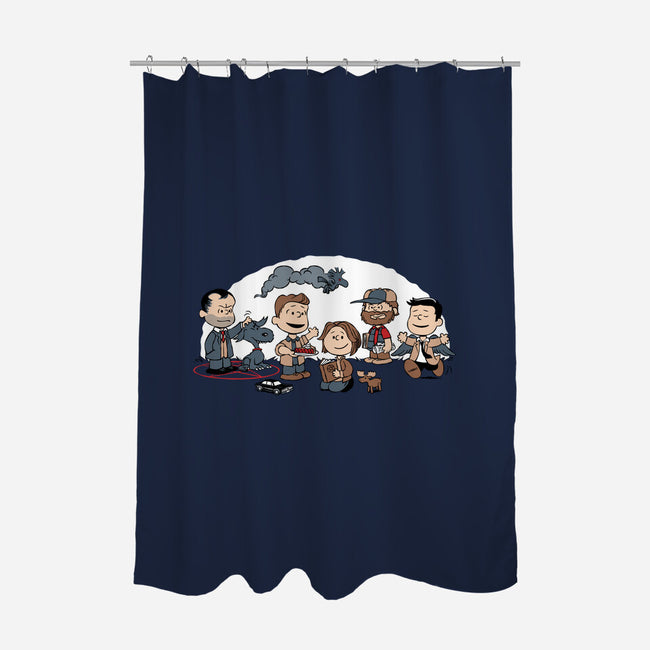 SuperNutural-none polyester shower curtain-Matt Parsons