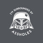 Surrounded By Assholes-unisex basic tee-JimConnolly