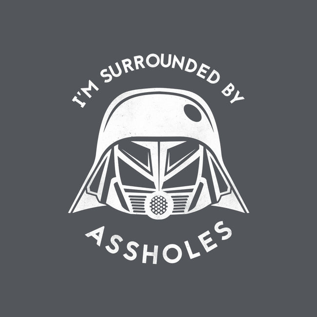 Surrounded By Assholes-mens heavyweight tee-JimConnolly