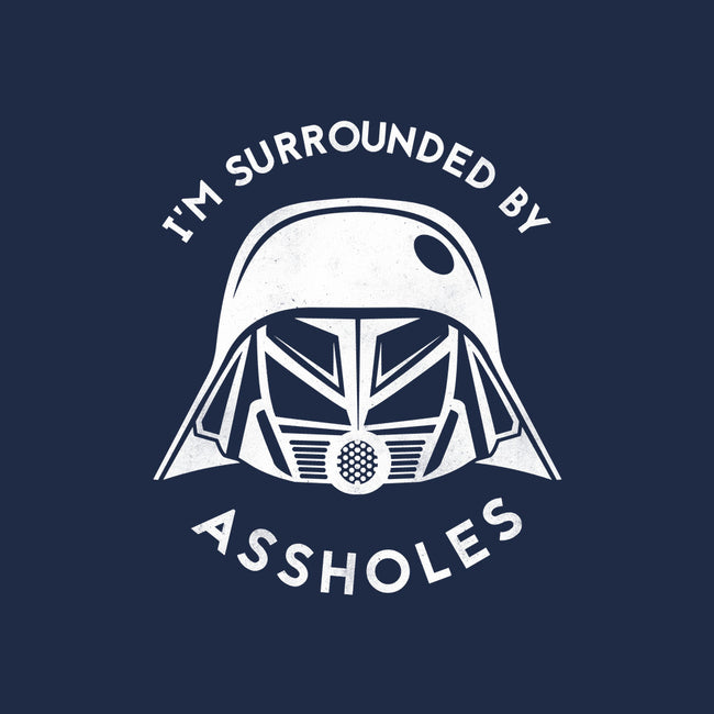 Surrounded By Assholes-mens heavyweight tee-JimConnolly