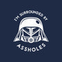Surrounded By Assholes-unisex basic tee-JimConnolly