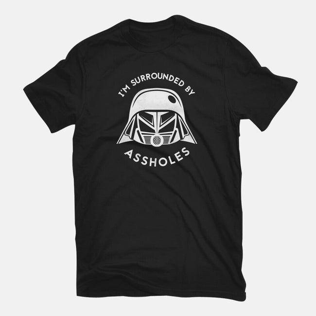 Surrounded By Assholes-unisex basic tee-JimConnolly