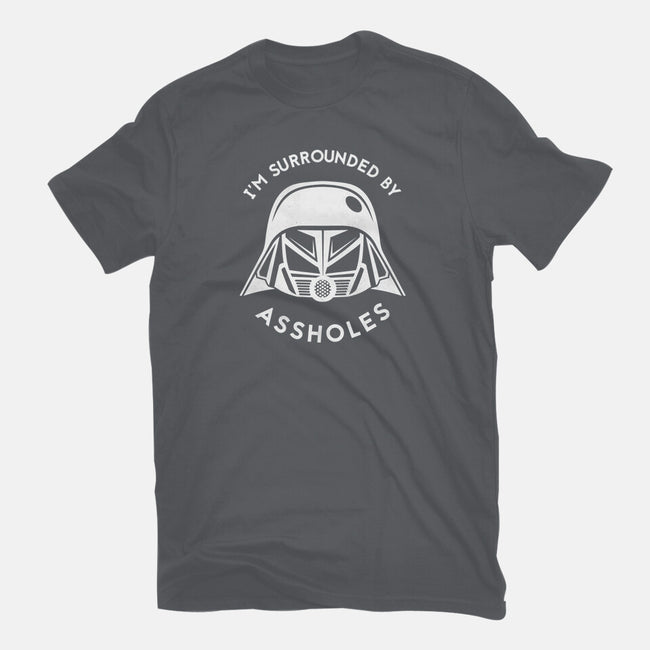 Surrounded By Assholes-unisex basic tee-JimConnolly