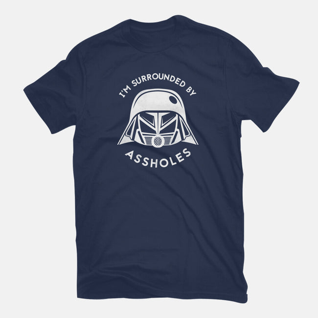 Surrounded By Assholes-unisex basic tee-JimConnolly