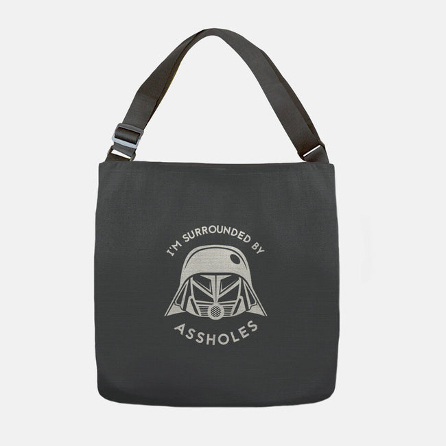 Surrounded By Assholes-none adjustable tote-JimConnolly