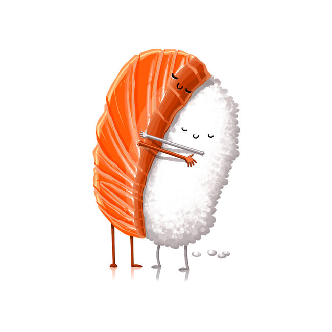 Sushi Hug-none removable cover w insert throw pillow-tihmoller