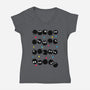 Susuwatari Stripes-womens v-neck tee-BlancaVidal