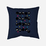 Susuwatari Stripes-none removable cover w insert throw pillow-BlancaVidal