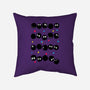 Susuwatari Stripes-none removable cover w insert throw pillow-BlancaVidal