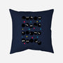 Susuwatari Stripes-none removable cover throw pillow-BlancaVidal