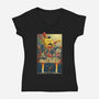 Sweet Victory-womens v-neck tee-artofvelazquez