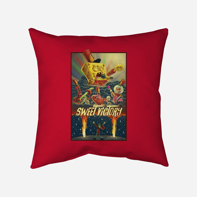 Sweet Victory-none removable cover w insert throw pillow-artofvelazquez