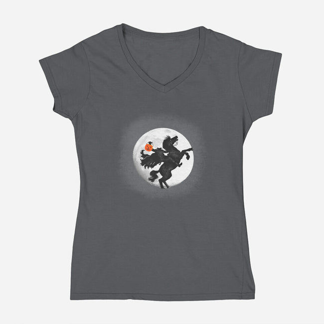 Sweety Hollow-womens v-neck tee-jerbing