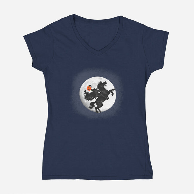 Sweety Hollow-womens v-neck tee-jerbing