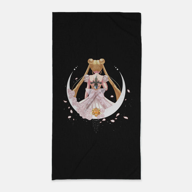 Sword Of The Silver Crystal-none beach towel-CherryGarcia